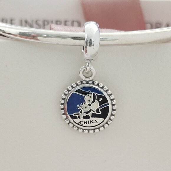 Pandora China Panda Exclusive Dangle Charm S925 Silver Bracelet Pendant with box - Picture 5 of 7